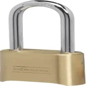 마스터 락 황동 조합 잠금장치 야외 울타리 또는 창고용 게이트 2-1/4인치 길이의 확장된 섀클을 갖춘