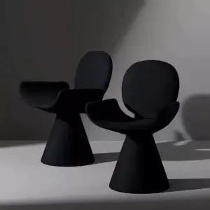 편한식탁 낮은의자 패브릭 인테리어의자 등받이 회전식탁