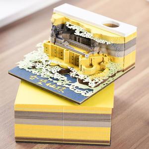 3D 캘린더 입체 뜯는 위클리 상자 메모장 전시 영어버전 마법의 불빛 일반형 아크릴케이스