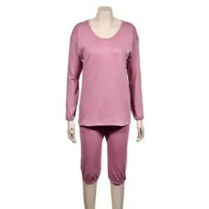 부드러운 여성 9부 상의 8부 하의 내의 세트 시즌 레깅스 테마