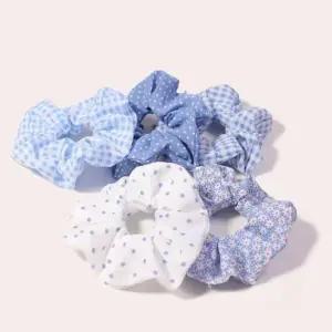 헤어 패션 아이템 시원한 칼라감 곱창머리끈 5개 세트 곱창 화사한 여름 헤어끈 곱창밴드