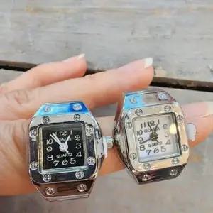 레트로 시계 반지 주얼리 악세서리 시계반지 소품샵 장식 선물 특이한