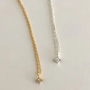 silver925) light necklace 실버925 은목걸이 커플목걸이 여성목걸이