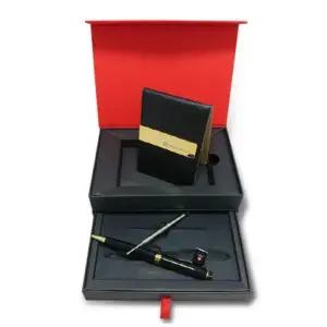 소가죽 머니클립 금장 볼펜 선물세트 1P 지갑 필기구 머니클립지갑 지갑볼펜세트