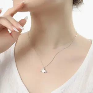 자개 은목걸이 실버925 여성목걸이 목걸이 패션목걸이 은목걸이 925목걸이 도금목걸이