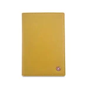 소가죽 여권지갑 골드옐로우 1P 여행용 케이스 지갑 여권파우치 여행지갑 여권커버