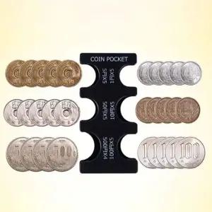 엔화 일본 동전 클립 지갑 동전케이스 직사각형 여행 엔화동전지갑 일본동전지갑