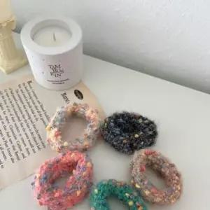 슈팅스타 머리끈신상예뻐요국산아기자기FW 니트 곱창 곱창 곱창머리끈 여성머리끈 니트