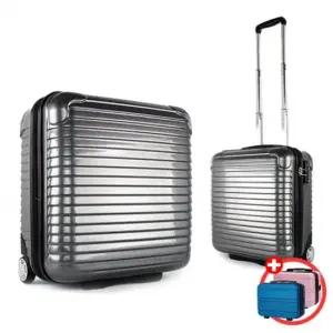 기내 여행용 하드 캐리어 18인치 실버 미니 캐리어 해외여행 미니가방 바퀴가방 여행용