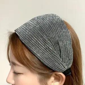 골지 레트로 펄 넓은머리띠 13cm 헤어밴드 와이드 반짝이헤어밴드 앞머리헤어밴드