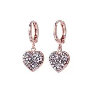 E348 화이트 오스트리아 크리스탈 귀걸이(로즈골드) 여자귀걸이 귀걸이추천 학생귀걸이 모임 여자선물