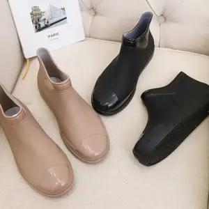 신소재 방수 여성비옷 여성장마장화 캐주얼부츠 패션레인부츠 여성부츠 레인부츠