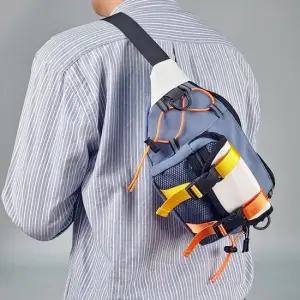 캐주얼무드 다용도 메쉬포켓 멀티 바디크로스백 힙색 벨트백 웨이스트백 힙백 남자힙색