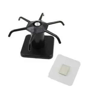 고정 6구걸이 조리도구걸이 천장 회전후크 6구 흡착판 귀여운후크 모자정리걸이