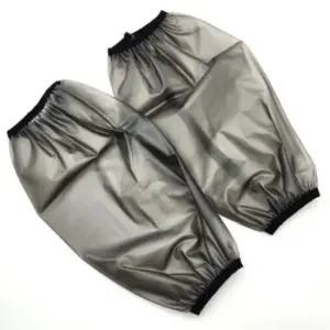 밴딩팔덮개 세탁가능팔커버 반투명 작업용 방수 팔토시 검정색 1쌍 팔토시 작업용팔토시