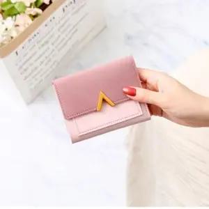 심플여학생 여대생 브이 버클 반지갑 카드반지갑 브이버클반지갑 여자친구선물