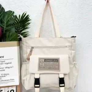 고등학생 대학생 크로스백 책가방 아이보리 캐주얼 남자크로스백 크로스책가방