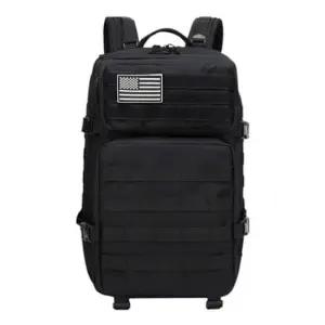 대용량 블랙 밀리터리 백팩 트레킹 등산배낭 여행용 남녀 공용 소지품 대용량