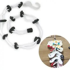 베란다 공간절약 걸이형 양말 건조 로프 건조대줄 와이어빨래줄 빨랫줄 빨랫줄운동