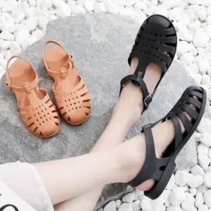 비치 인기 여름 샌들 여성 감성 젤리 3컬러 피셔맨 샌 쪼리 조리