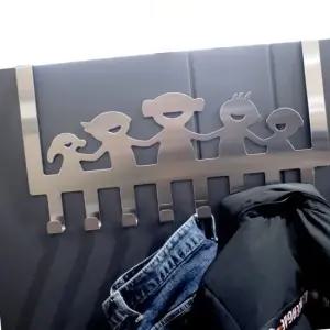 외투 핸드백 모자 스텐 도어 행거 어깨동무 흡착판 귀여운후크 모자정리걸이 모자부착형