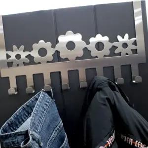 외투 핸드백 모자 스텐 도어 행거 꽃 흡착판 귀여운후크 모자정리걸이 모자부착형