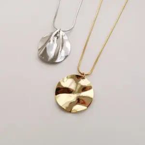 Waving necklace 2color) N 50 실버925 은목걸이 커플목걸이 여성목걸이