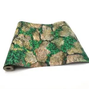 인테리어 스티커 재단 벽지시트지 자연 신선한 기하학패턴 신선 결로방지 수험생벽지