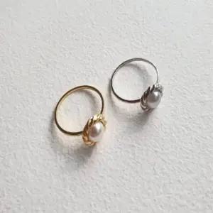 flower pearl ring 은반지 커플반지 여성반지 링 ring