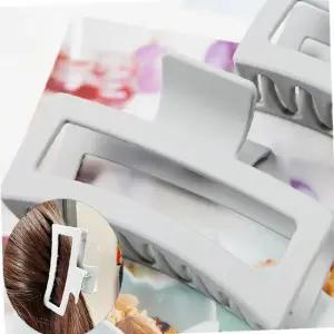 여성 올림 머리핀 사각 1P 숱 그레이 헤어핀 해어핀 머리집게 헤어집게 사각집게