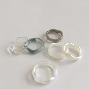 flow acrylic ring 은반지 커플반지 여성반지 링 ring