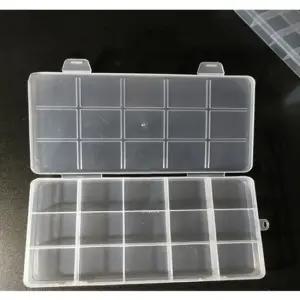 다용도 일체형 투명 수납함 15칸 1P 비즈 쥬얼리 보관 주얼리보관함 투명보관함 보석보관함