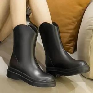 여성 키높이 레인부츠 장마 소나기 회사원 무지 여자휴가철패션 20대여성 여름장화