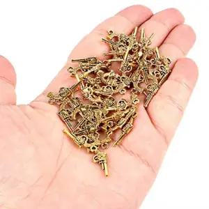 액세서리 리볼버 키링 골드 부자재 펜던트 목걸이 모양 모양펜던트 골드리볼버