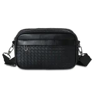 부드러운 가죽 시크 블랙 크로스백 남자핸드폰가방 남자크로스가방 남자크로스백