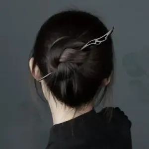 수공예 흑단나무비녀 비녀 전통비녀 단단한비녀 머리비녀 올림머리비녀