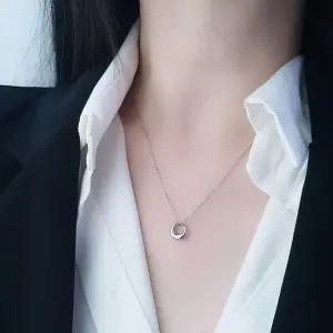 여성 원형링 패션 도금 목걸이 1P 데일리 악세사리 패션목걸이 팬던프목걸이 여성목걸이