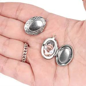 목걸이 스테인레스 사진 엔틱 액자 팬던트 미니팬던트 목걸이미니팬던트 액자목걸이