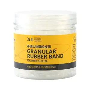 대용량 투명고무줄 1통 1000개) 직경1.5cm 투명고무줄 보자기고무줄 낚시고무줄 흰색고무줄