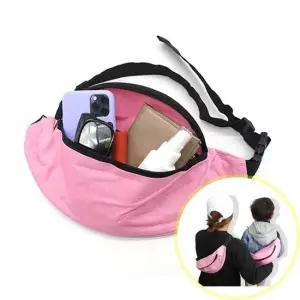 핑크 허리쌕 힙쌕 가방 동전 스포츠 허리쌕 동전가방 간이가방 등산힙쌕