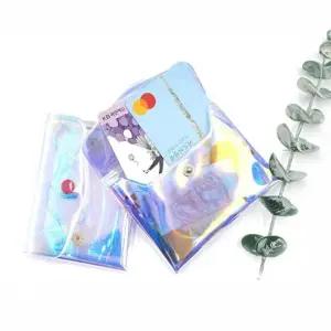 파우치 투명 홀로그램 동전지갑 미니지갑 동전지갑 홀로그램파우치 홀로그램지갑
