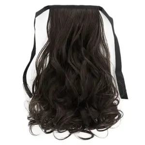 풍성 러블리 내추럴 S컬 포니테일 묶음머리 부분가발 인모부분가발 포인트가발 여성가발