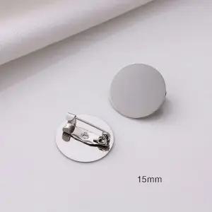 DIY 원형 브로치 만들기 재료 소형 15mm 브로치재료 카네이션만들기 브로치만들기