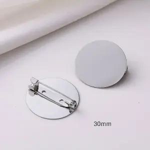 DIY 원형 브로치 만들기 재료 대형 30mm 브로치재료 카네이션만들기 브로치만들기