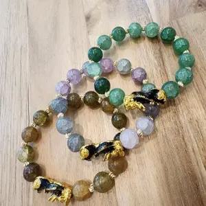 재물 소운성취 온도변화 비휴팔찌 염주 단주 남녀공용 패션염주 불교 대량주문