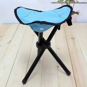 TBZ 휴대용 접이식 삼각발 의자-색상랜덤x4개 낙시용품 접이식낚시의자 등받이의자