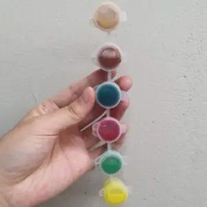 물감 소분용기 미술도구 미니 물감통 6구 3ml