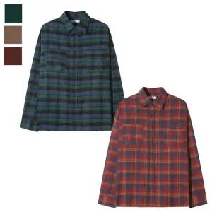 남자 간절기 벨라 크롭 체크 셔츠 AC-SHA-Q080