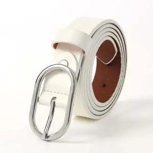 화이트 벨트 소가죽 여성 청바지벨트 레아 핀버클 청바지벨트 화이트 벨트 소가죽 핀버클 여성 레아