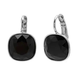 오스트리아 크리스탈 쿠션컷 12mm 귀걸이 블랙 여자귀걸이 귀걸이추천 학생귀걸이 모임 여자선물